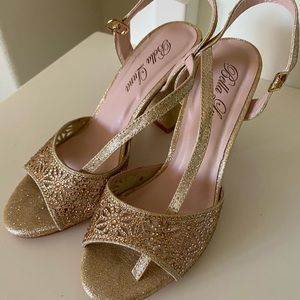 Bella Luna Rose Gold (Champagne) Heels